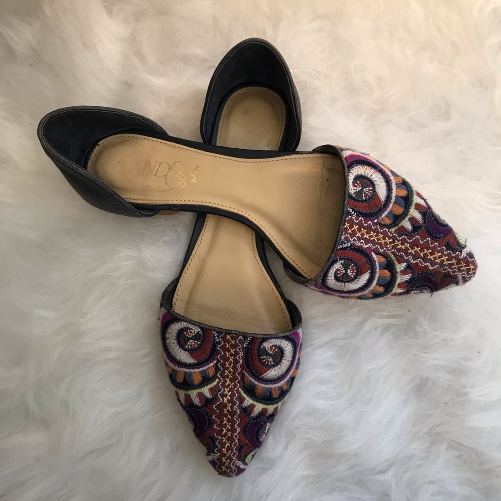 Anthropologie Dorsay Flats